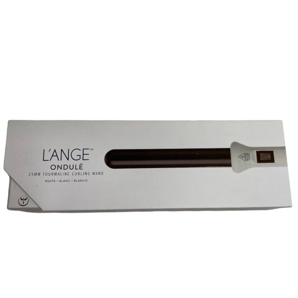L'ANGE HAIR Ondulé Titanium Curling Wand White New In Box - Picture 1 of 7